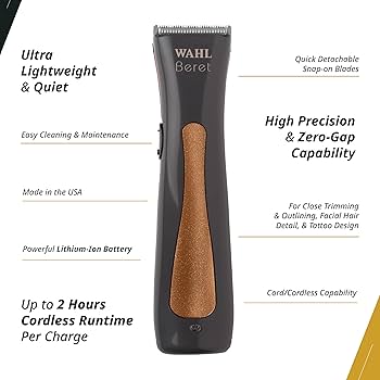 Amazon.com: Wahl Professional Beret Trimmer Corded and Cordless