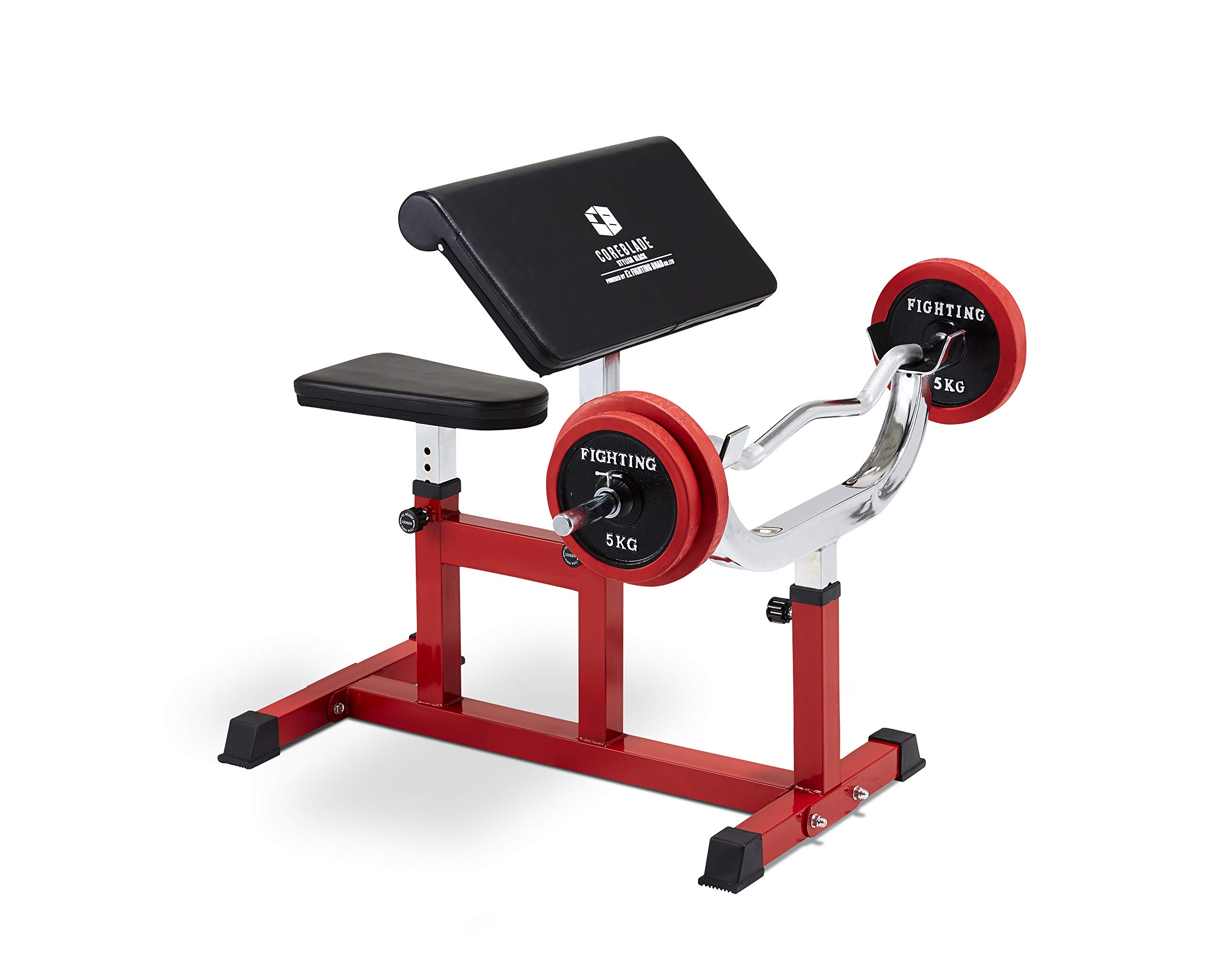 Amazon | ファイティングロード カールベンチ- TRUST 赤・黒 | F．R