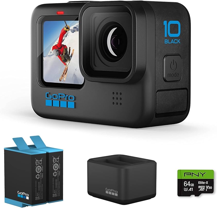 Amazon.com : GoPro HERO10 Black Bundle with Dual Battery Charger