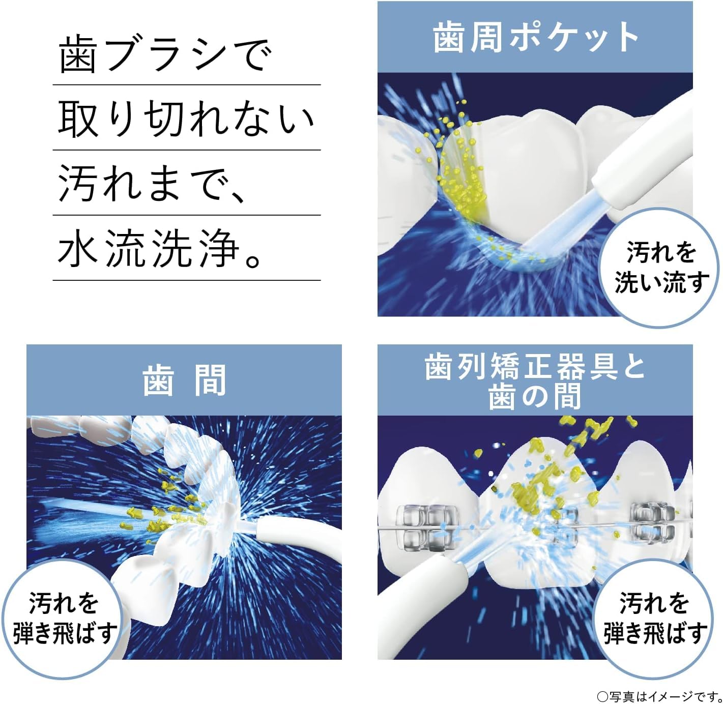 Amazon.co.jp: パナソニック 口腔洗浄器 ジェットウォッシャー ドルツ