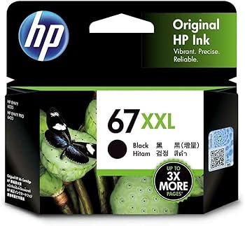 Amazon.co.jp: HP 67 XXL 純正インクカートリッジ(増量) ブラック 黒