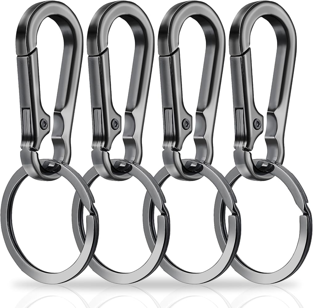 Amazon.com: Amaxiu Heavy Duty Carabiner Keychain, Zinc Alloy