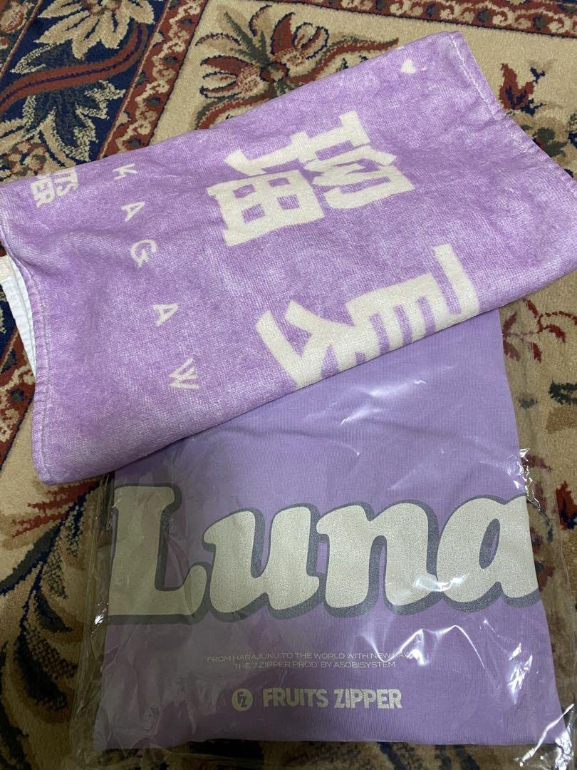 仲川瑠夏 パーラー タオル FRUITS ZIPPER 仲川瑠夏 OSHI API UNIFORM