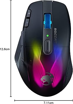 Amazon.co.jp: ROCCAT ゲーミングマウス Kone XP Air ワイヤレス 2.4