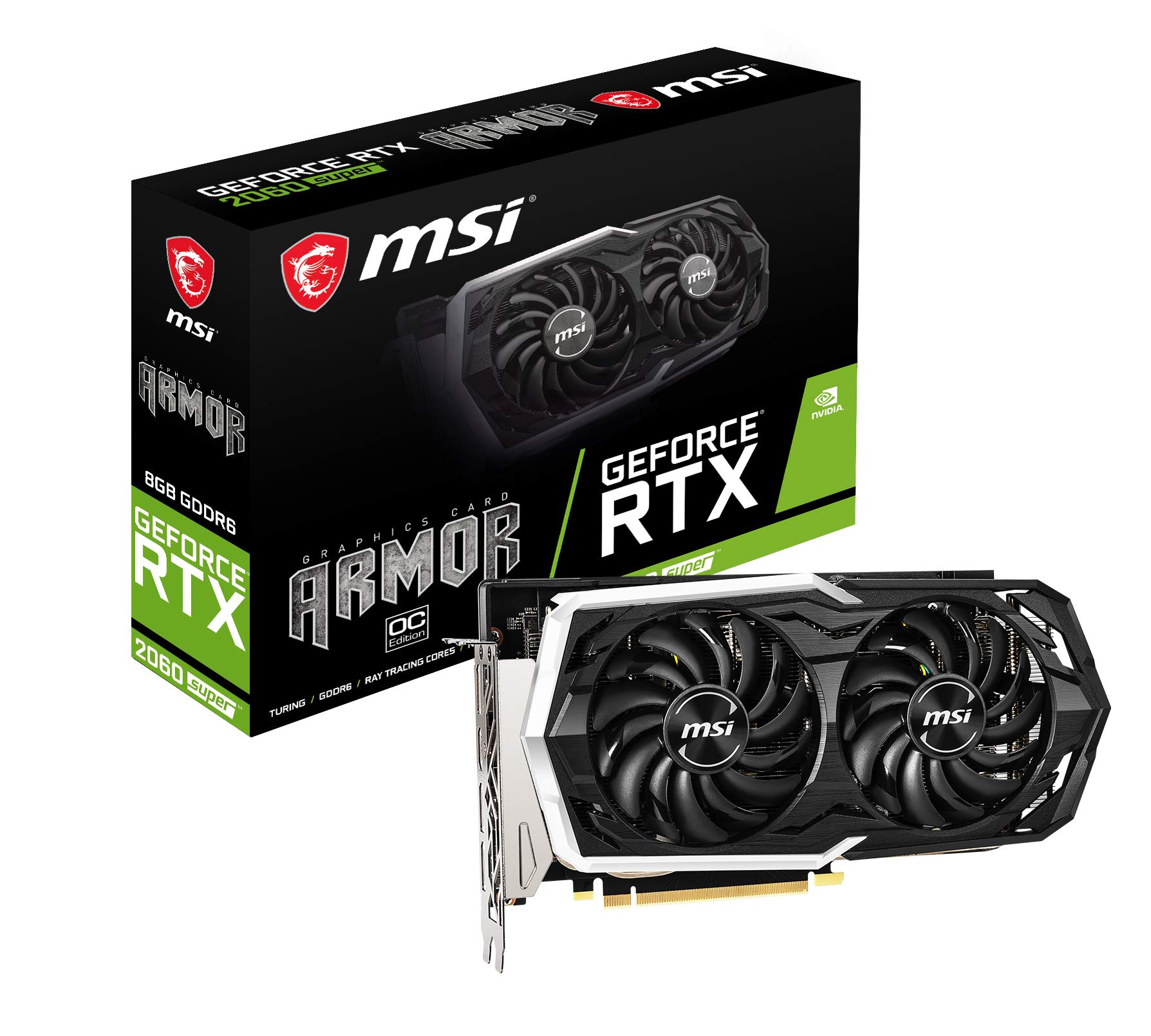 Amazon | MSI GeForce RTX 2060 SUPER ARMOR OC グラフィックスボード