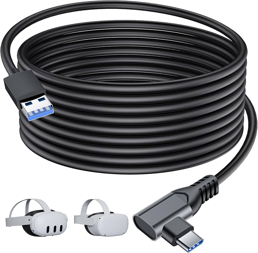 Amazon.co.jp: リンクケーブル USB Type C ケーブル 5M L字 Oculus