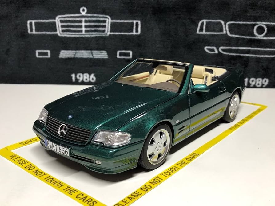Amazon | norev 1/18 Mercedes Benz 500 SL R129 1999 darkgreen