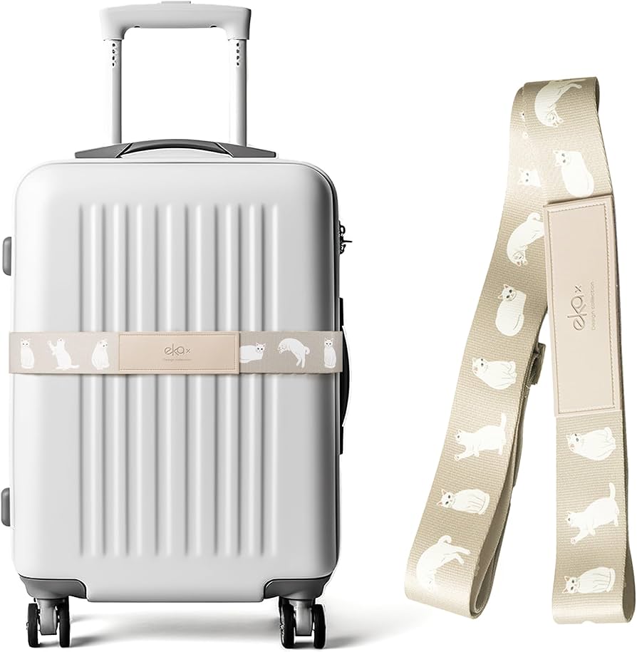 Amazon.co.jp: ekax スーツケースベルト ラゲッジストラップ キャリー