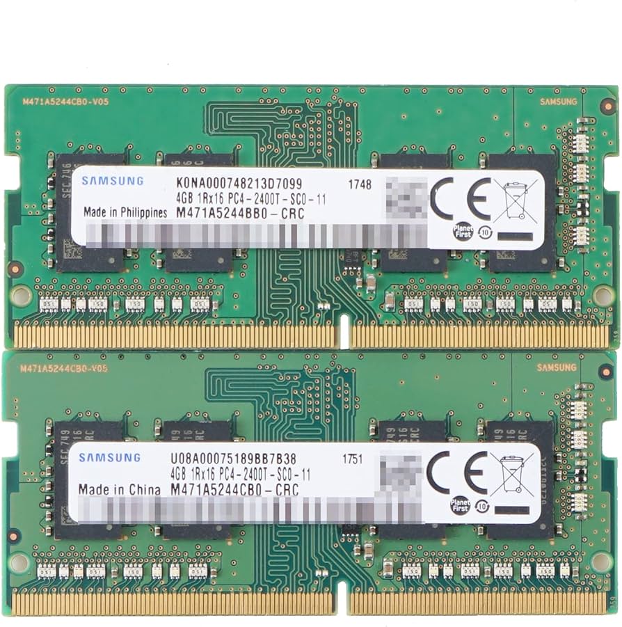 Amazon | 4GBX2枚セット 1RX16(8GB)PC4-2400T DDR4 メモリー ノート用