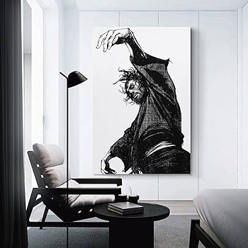 Amazon｜XINYUELONG バガボンド 宮本武蔵 ポスター キャンバス