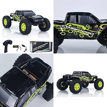 Amazon.co.jp: WHEELFUN 1:18 RCクローラージュースアップ4WD