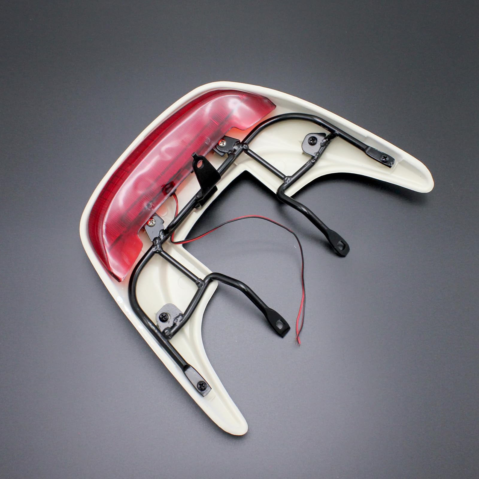 Amazon | リアスポイラー LED ステーセット 白 ホワイト ウイング