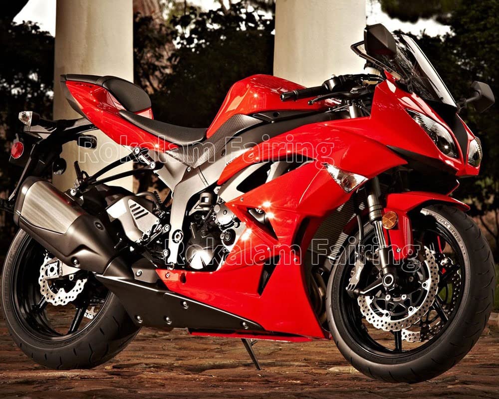 Amazon | フェアリングセット Ninja 適用ZX6R 2009-2012 636 ZX 6R