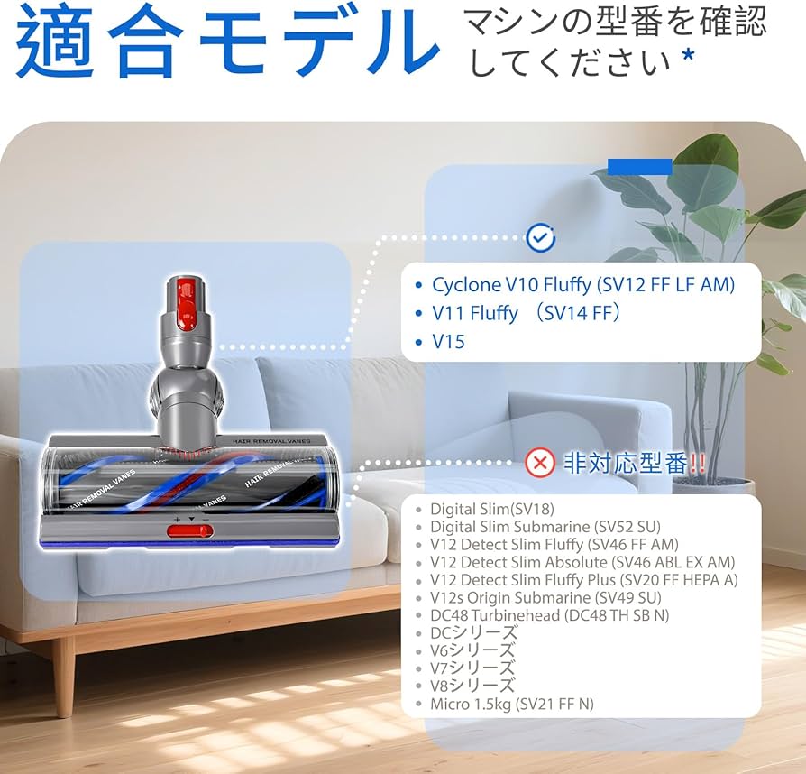 Amazon | ダイソン ヘッド【2025最新登場】56枚のカッター付き Cyclone