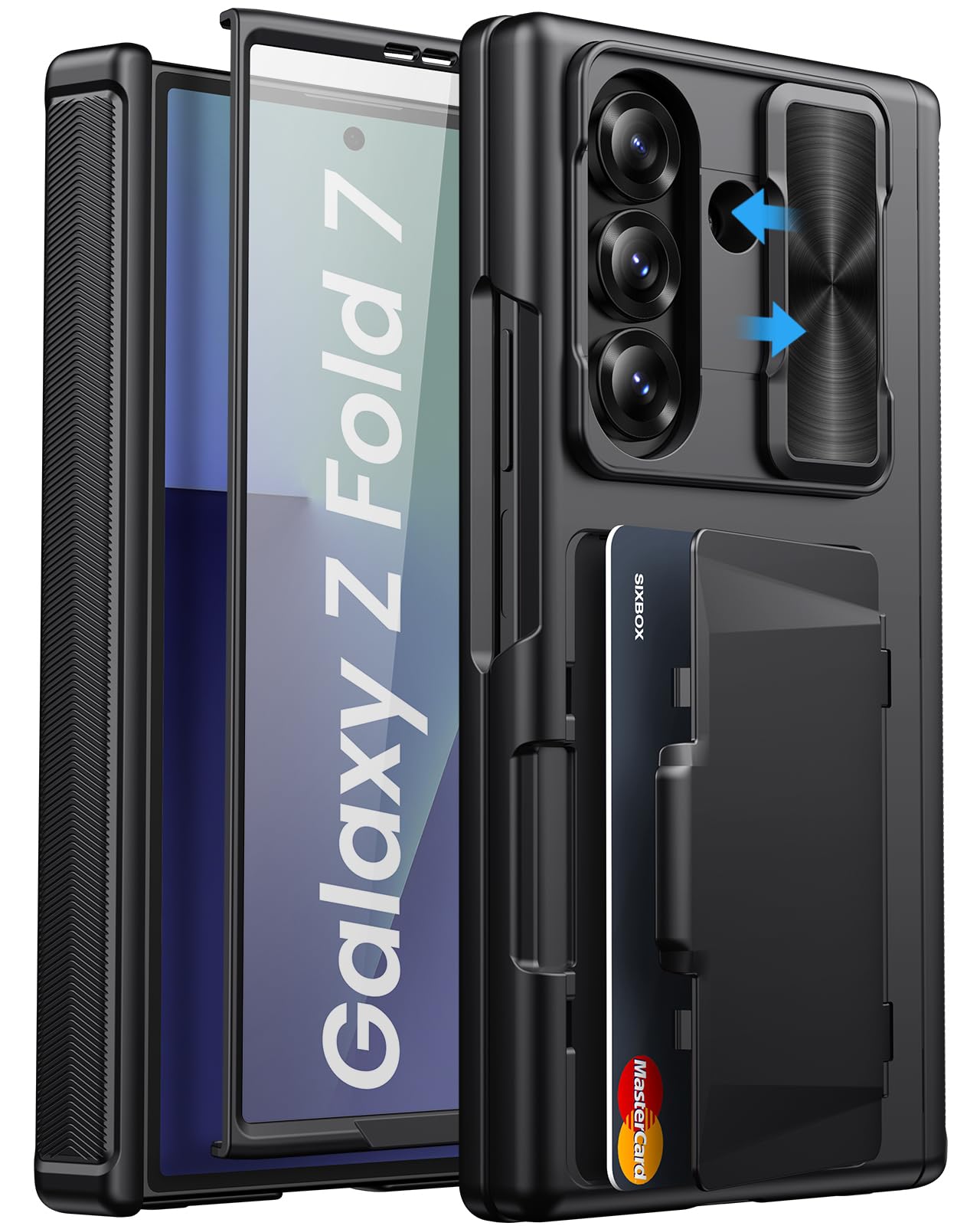 Amazon.com: SIXBOX for Samsung Galaxy Z Fold 7 Case With Card