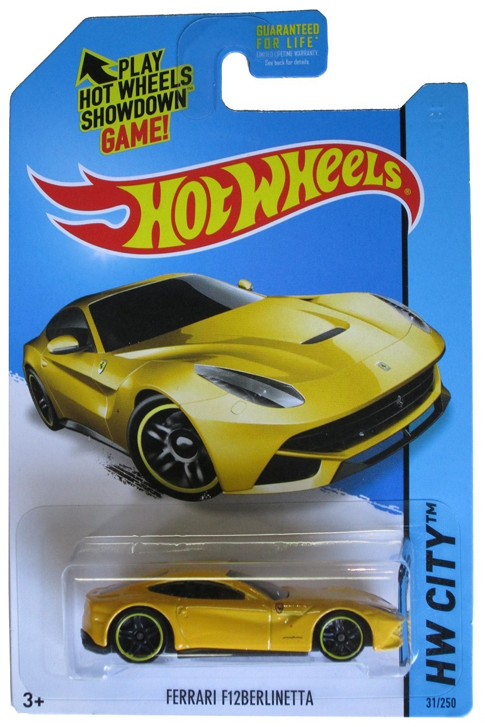 Amazon.com: Hot Wheels 2014 HW City Ferrari F12 Berlinetta Yellow