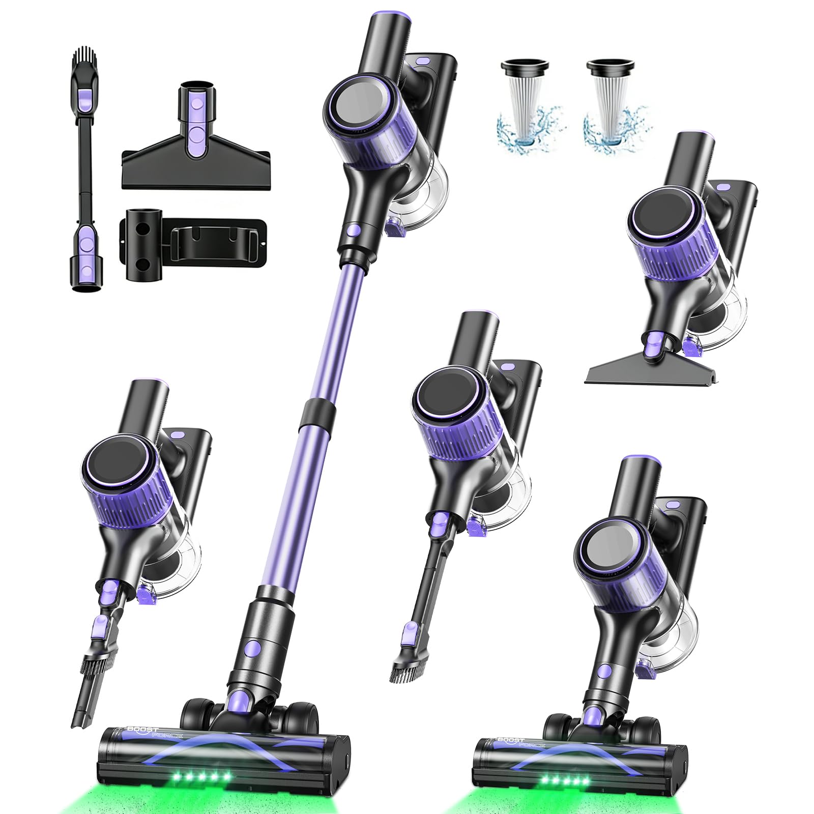 Amazon | 掃除機 コードレス【2026革新版登場！90Kpa超強力吸引！自立