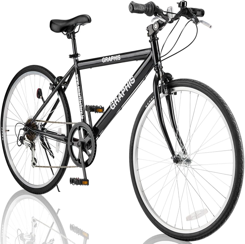 Amazon | GRAPHIS(グラフィス) GR-001J クロスバイク 24インチ 6段変速