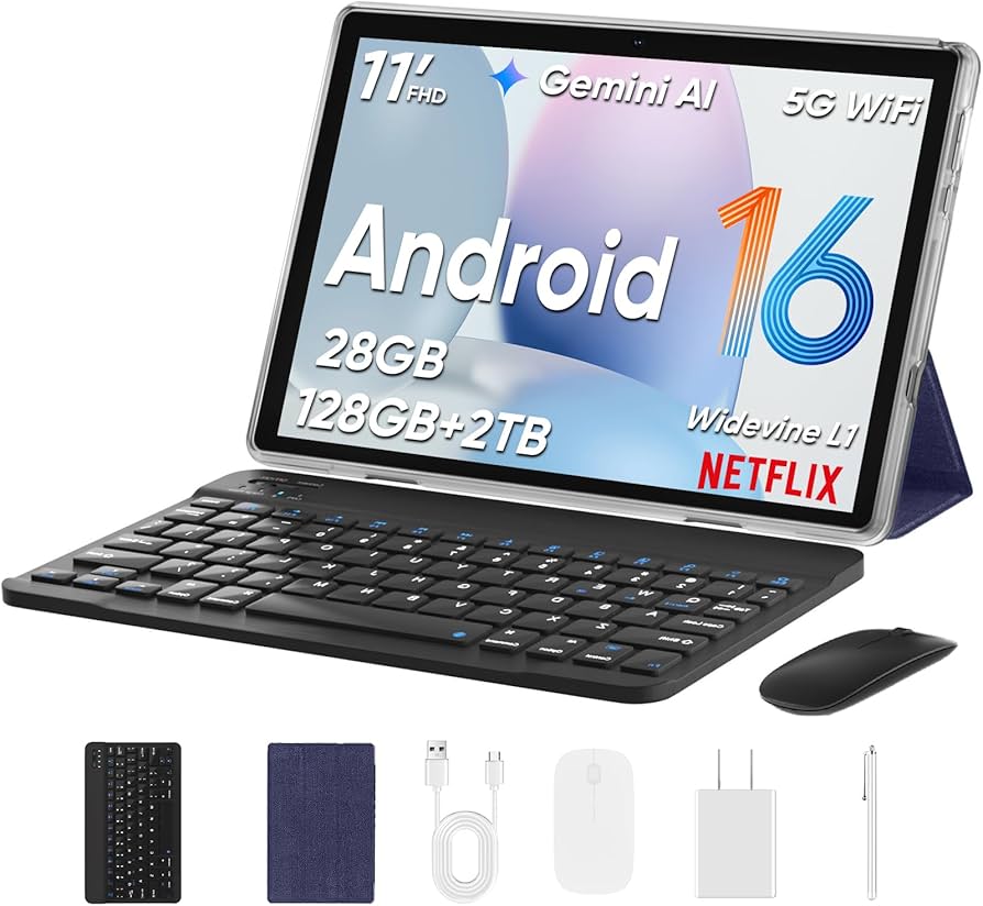 Amazon.com : 2026 Upgraded Android 16 Tablet, 11 inch Android