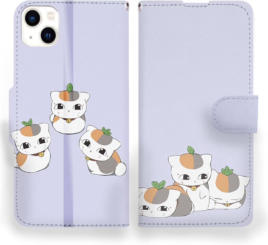 Amazon.co.jp: 夏目友人帳 スマホ ケース 手帳型 iphone14promaxケース