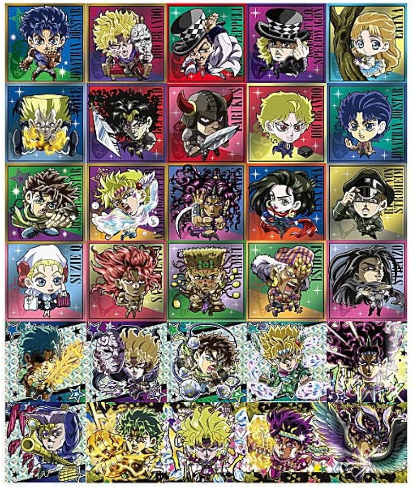 Amazon | にふぉるめーしょん ジョジョの奇妙な冒険 シールウエハース