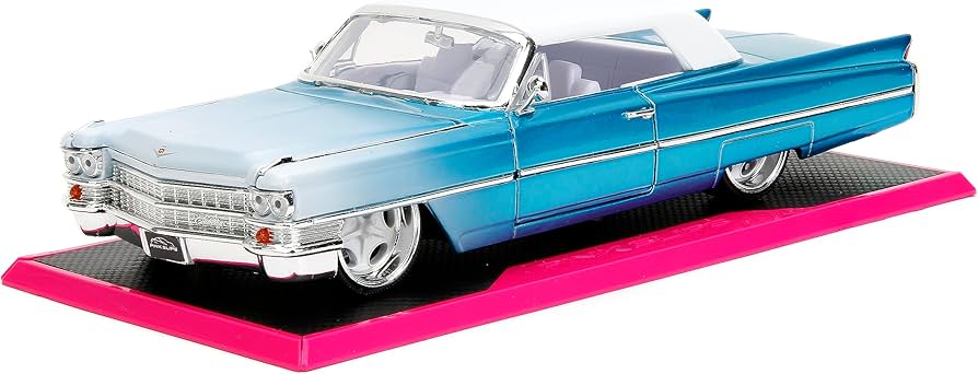 Amazon.com: Jada Pink Slips 1:24 W3 1963 Cadillac Die-Cast Car w