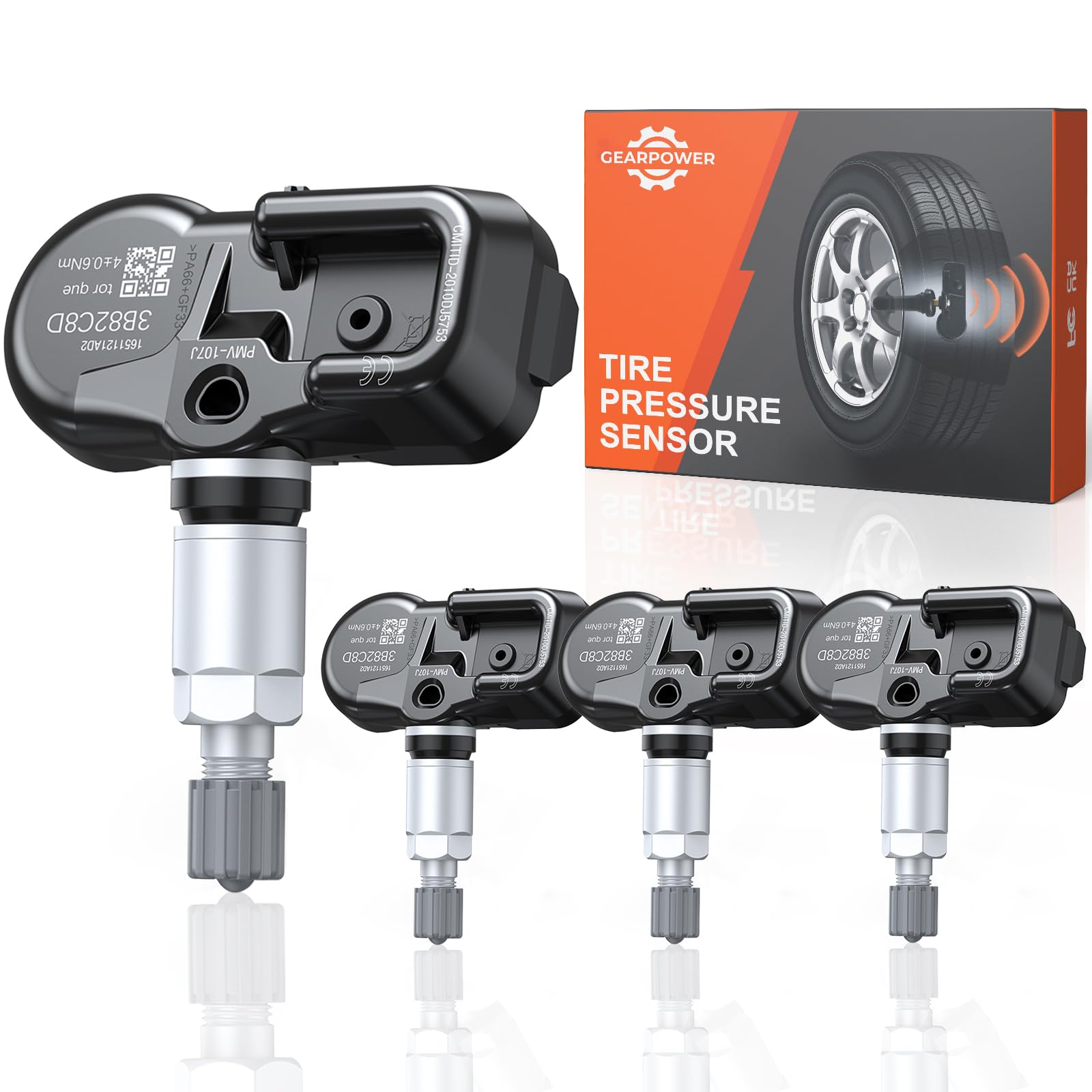 Amazon.co.jp: GEARPOWER 4個セットタイヤ空気圧センサー TPMSセンサー