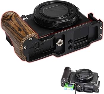 Amazon | WEPOTO Canon PowerShot G7X Mark II BK用ハンドグリップ