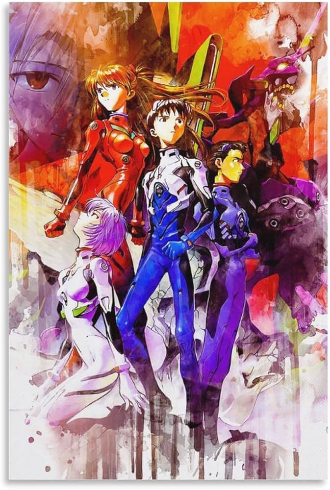 Amazon.co.jp: アニメポスター 新世紀エヴァンゲリオン ポスター 装飾