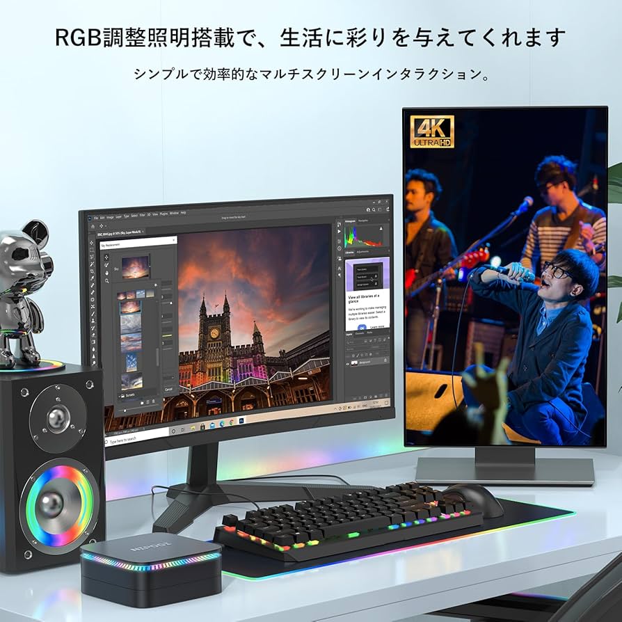 Amazon.co.jp: NiPoGi ミニpc n100 mini pc 動作より安定 最大3.4GHz