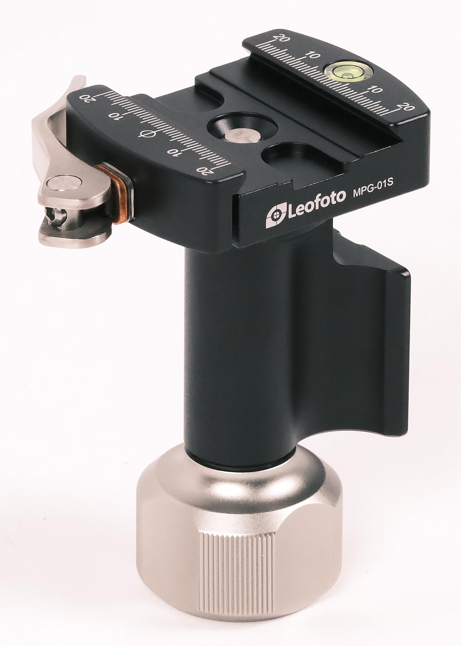 Amazon | Leofoto MPG一脚ヘッド、サイドマウントチルトヘッド、360