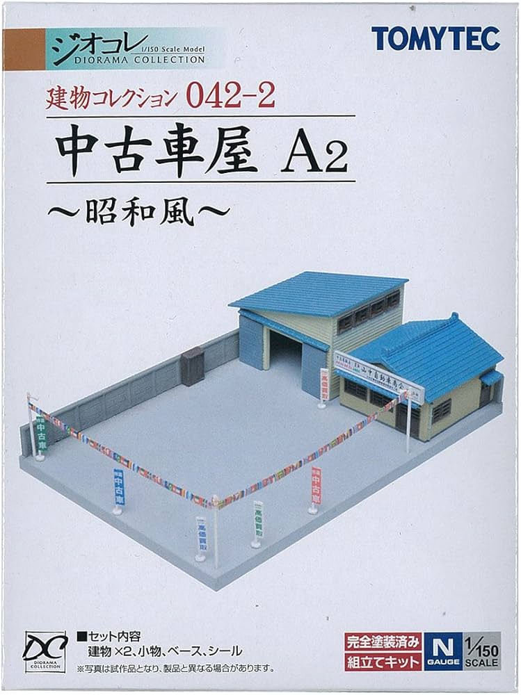Amazon | トミーテック ジオコレ 建物コレクション 042-2 中古車屋A2
