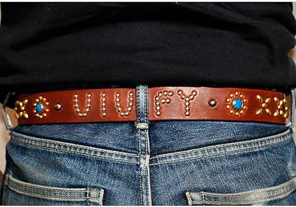 Amazon.co.jp: VIVIFY ビビファイ ベルト レザー 革 West Coast Cross