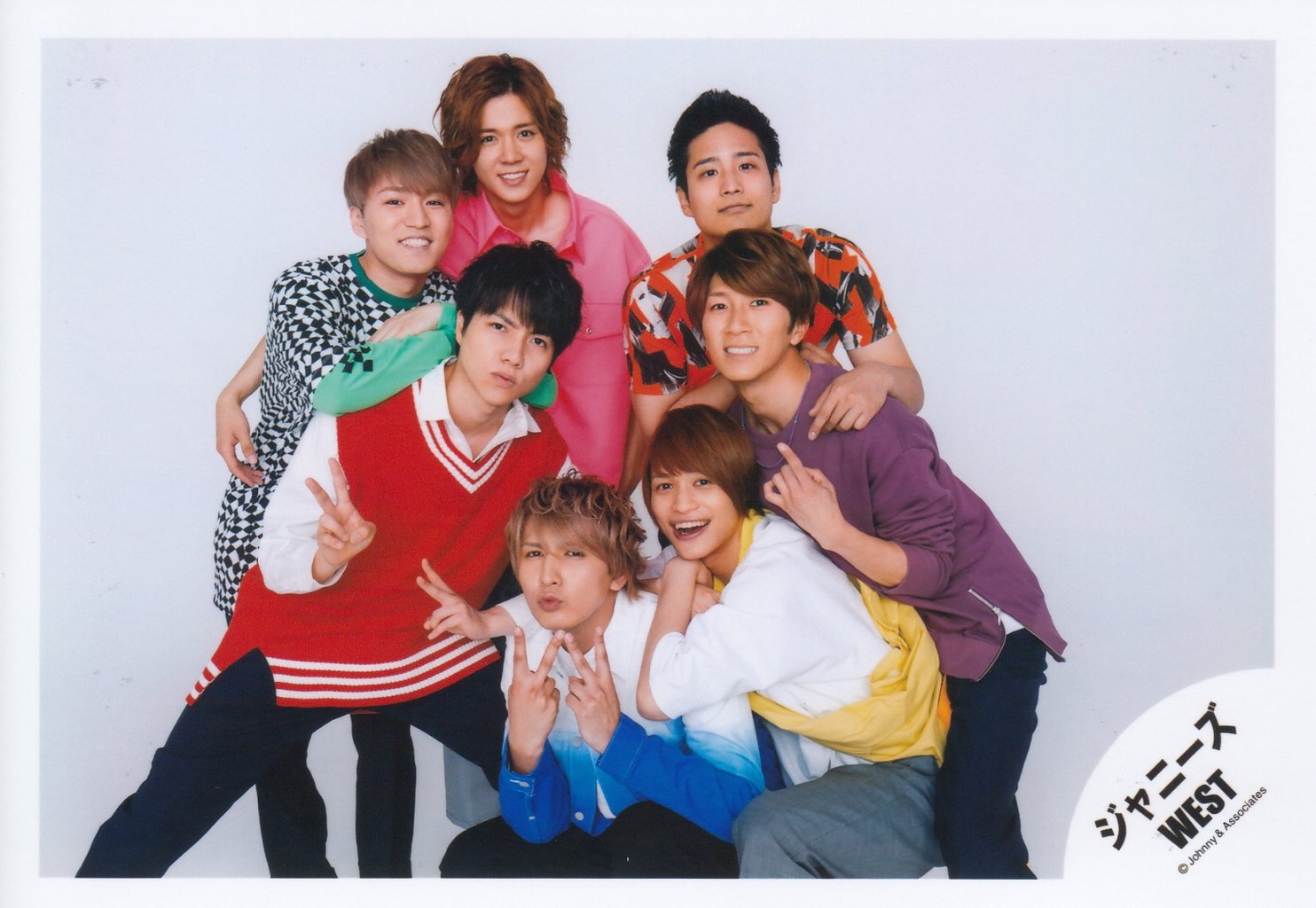 Amazon.co.jp: ジャニーズWEST 公式生写真 （集合写真）WA00142 : おもちゃ