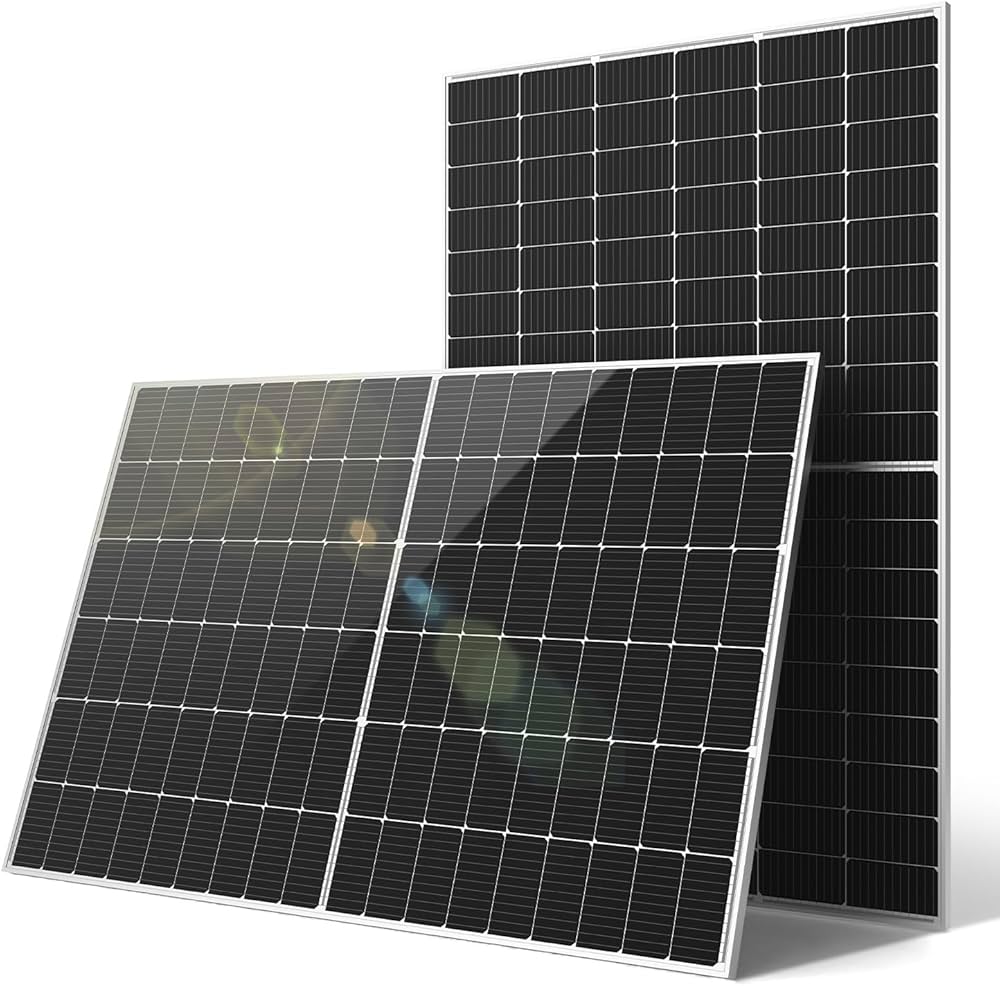 Amazon | GOYOJO ソーラーパネル 800w = 400w×2枚 MC4コネクタ付属