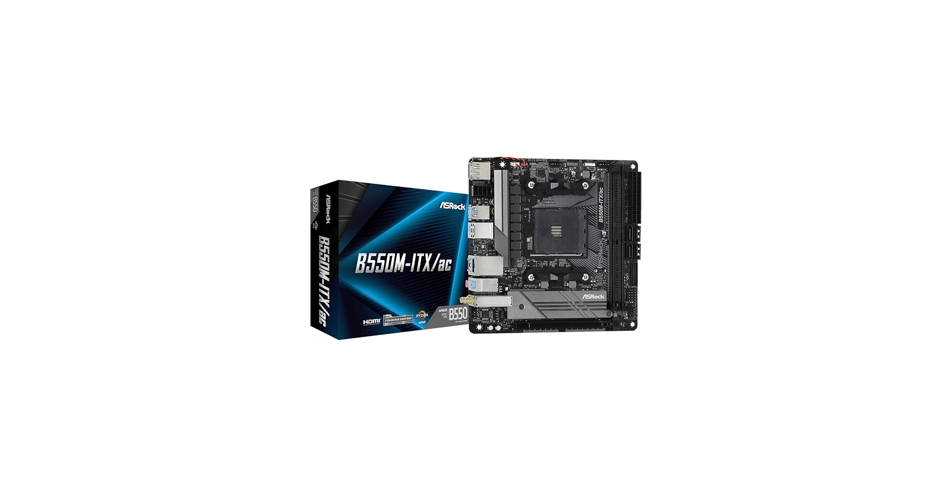 Amazon.com: ASRock B550M-ITX/AC Supports 3rd Gen AMD AM4 Ryzen