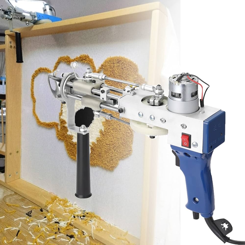 Amazon.co.jp: タフティングガン、カットパイルタフティングガン