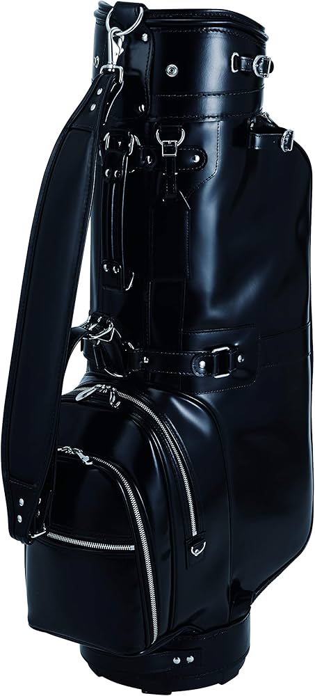 Amazon | キャスコ(Kasco) キャディーバッグ 本革キャディバッグ 本革