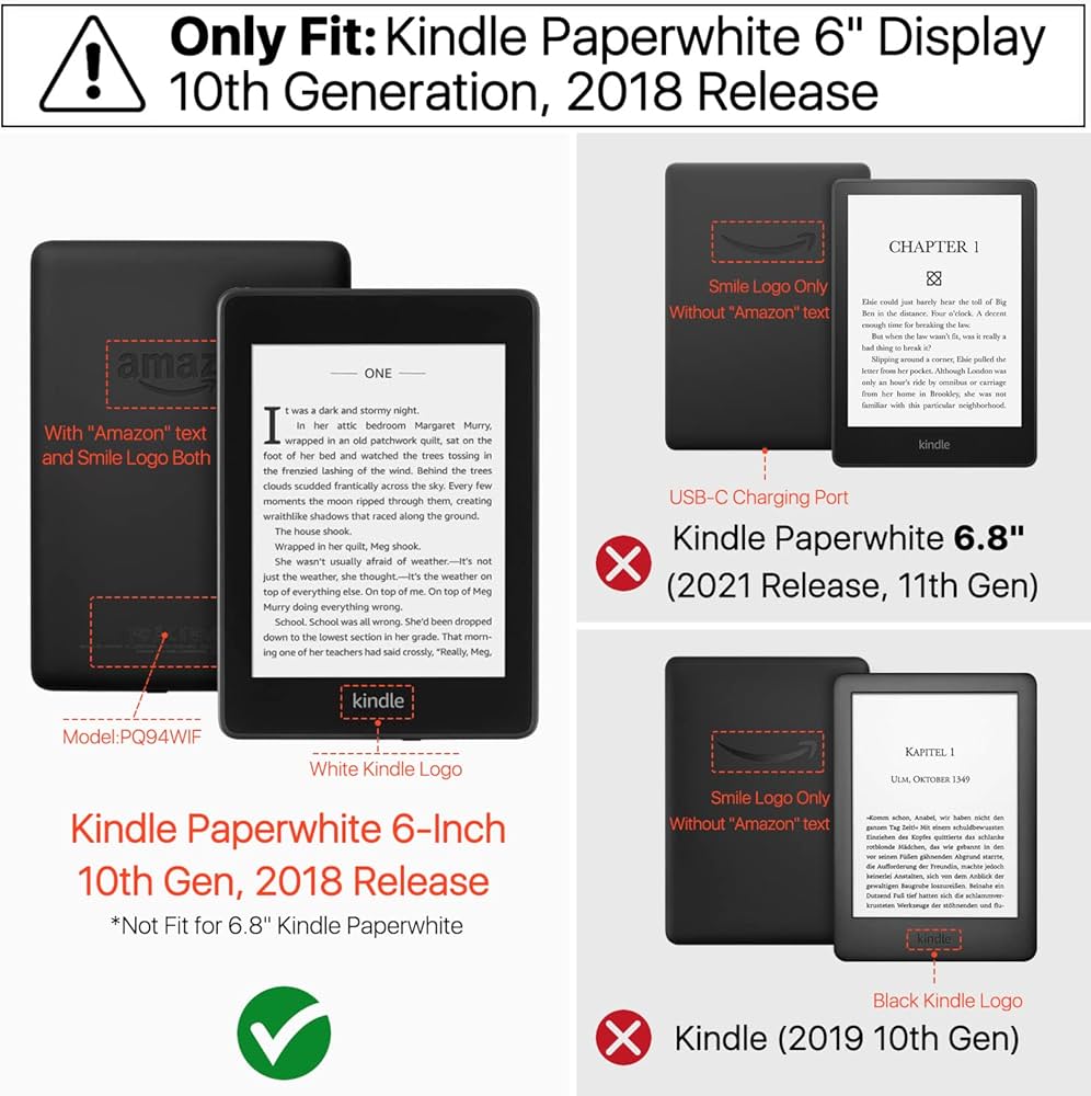 Amazon.com: TNP Case for Kindle Paperwhite 10th Gen / 10