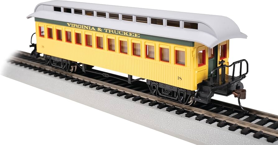 Amazon.com: Bachmann Trains - Old-Time Car with Round-End