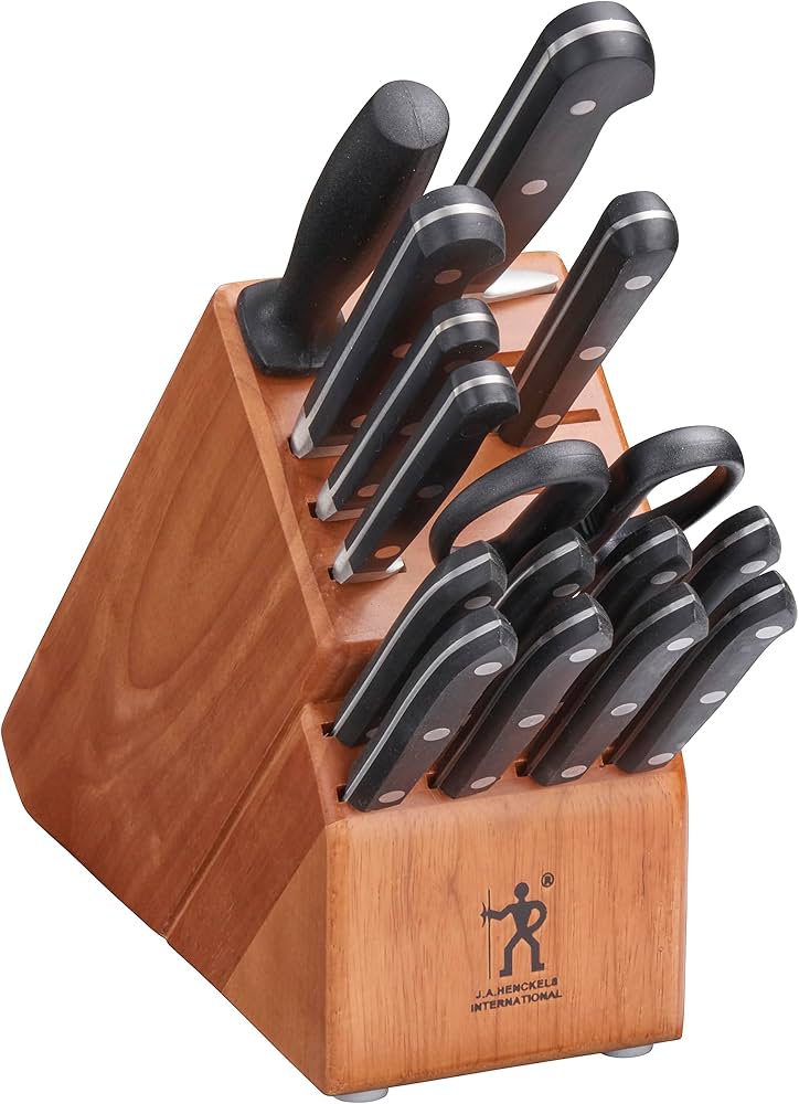 Amazon.com: HENCKELS Classic Razor-Sharp 16-Piece Knife Block Set