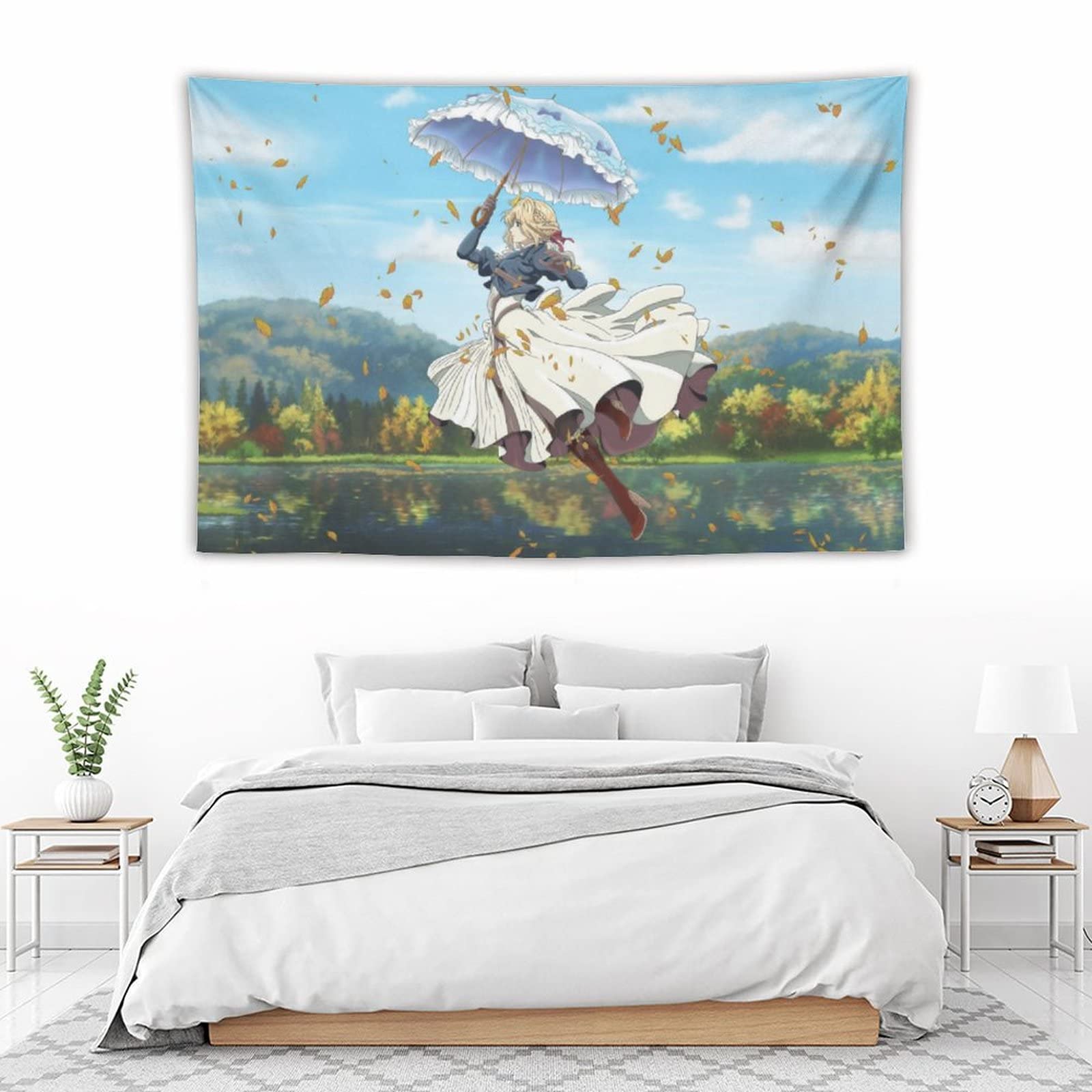 Amazon.co.jp: ヴァイオレットエヴァーガーデン タペストリー アニメ