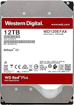 Amazon | Western Digital HDD 12TB WD Red Plus NAS RAID (CMR) 3.5