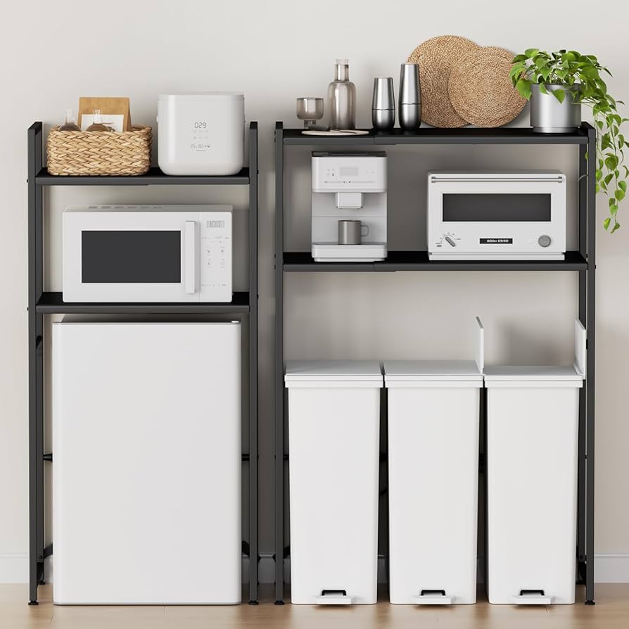 Amazon.co.jp: 【幅伸縮可・上下調整可】ゴミ箱上ラック TKUIN 電子