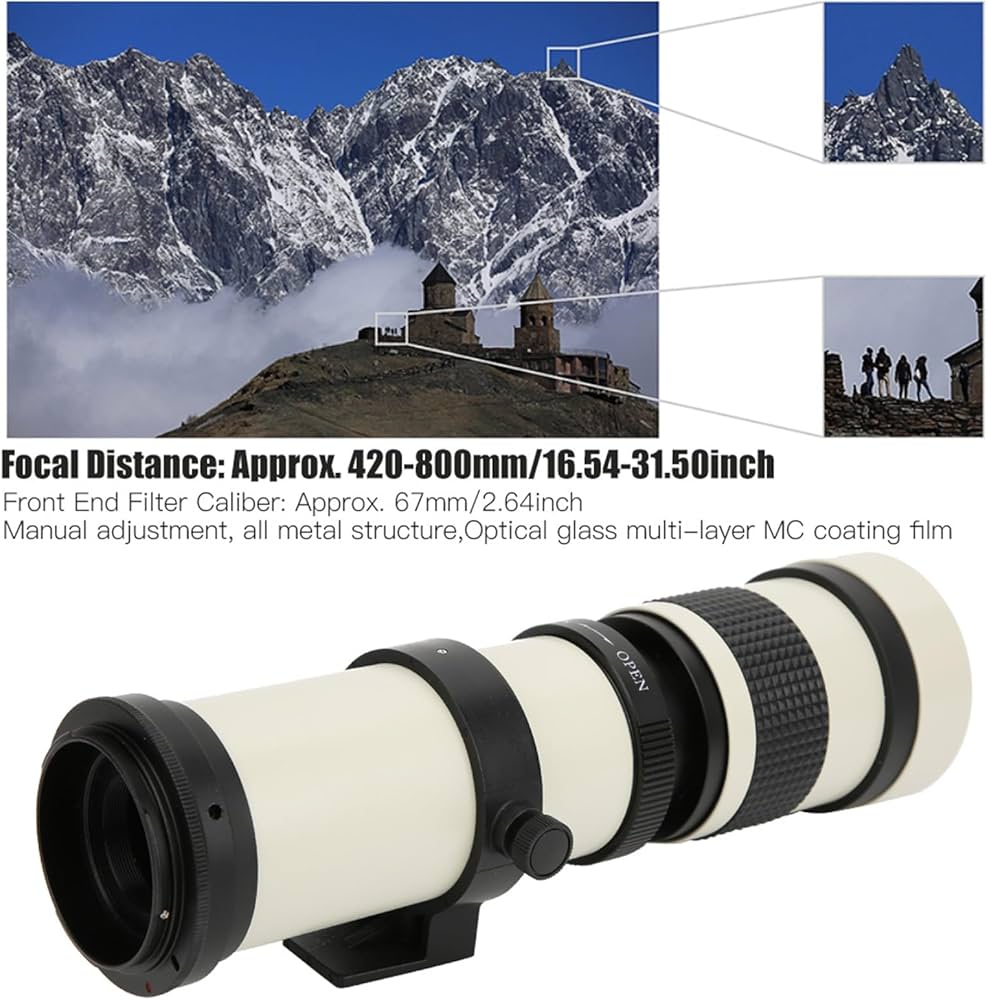 Amazon.co.jp: 望遠レンズ 420-800MM超望遠ズーム キャノンEFマウント