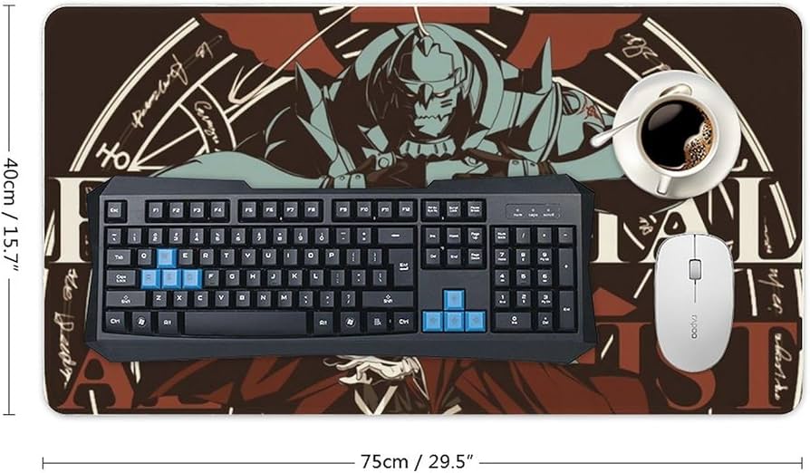 Amazon.co.jp: デスクマット マウスパッド 鋼の錬金術師 ハガレン