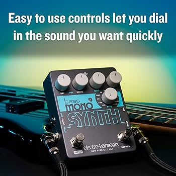 Amazon.com: Electro-Harmonix Bass Mono Synth Bass Synthesizer