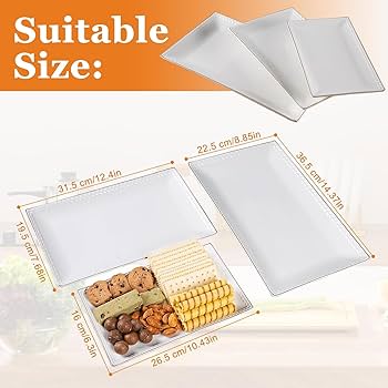 Amazon.com | Kassel Ceramic Serving Platter Set | 14”/12”/10