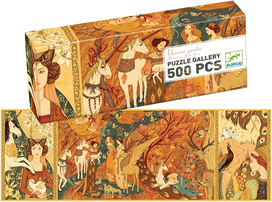Amazon.co.jp: DJECO ジェコ ギャラリーパズル ユニコーンガーデン 500