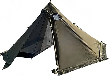 Amazon.co.jp: ワンポールテント オールシーズン 焚き火可 難燃 煙突穴